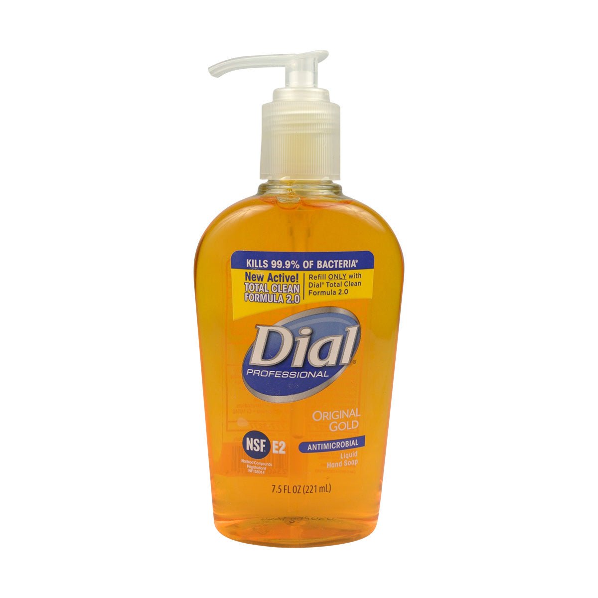 Dial 84014 Antimicrobial Hand Soap with Pump, 7.5 Ounce Bottle for Professional and Commercial Foodservice Use