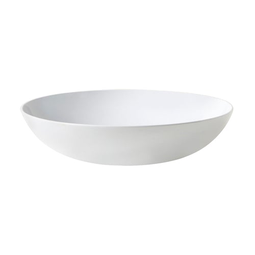 G.E.T. ML-239-W Sciliano White 11.4 Quarts Capacity Round Melamine Bowl for Foodservice