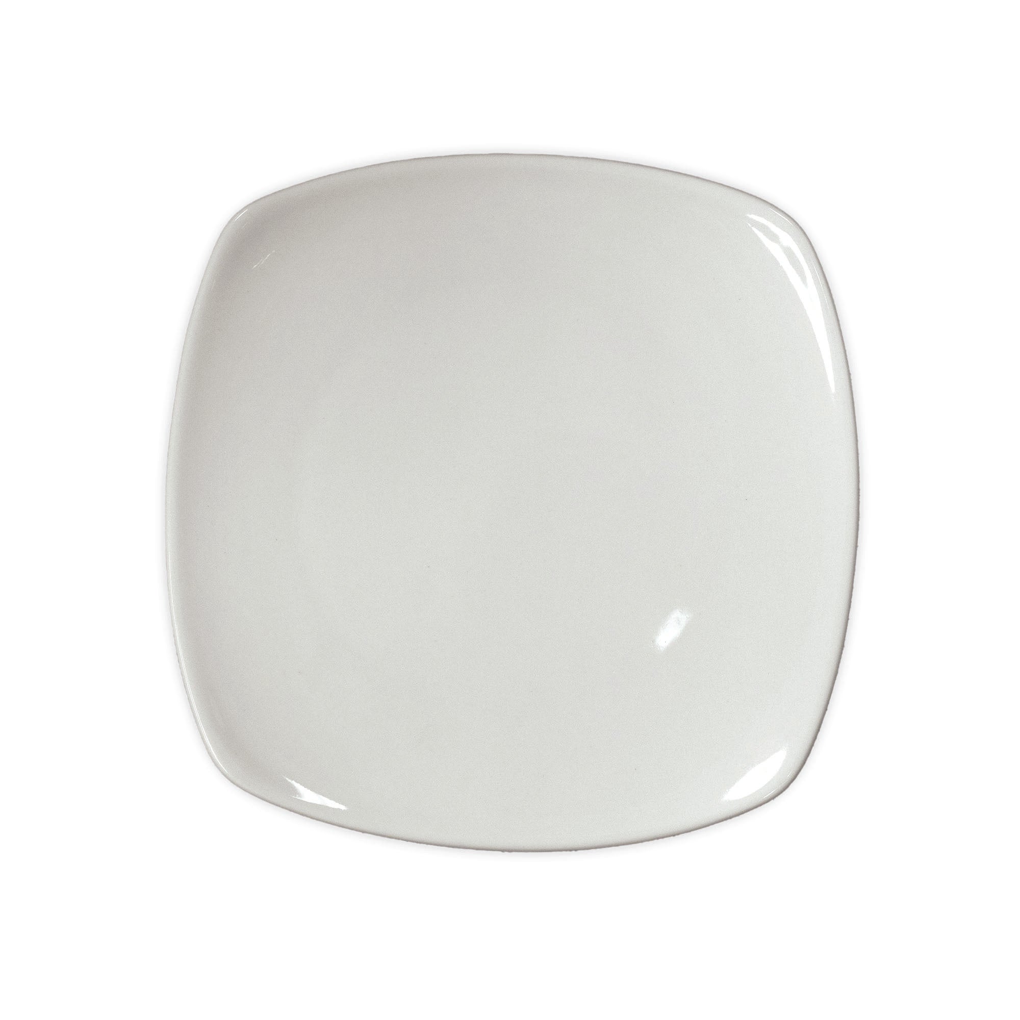 Vertex AV - 9 High - Performance 9 5/8 - Inch Ventana Coupe Style Square Porcelain Plate for Foodservice