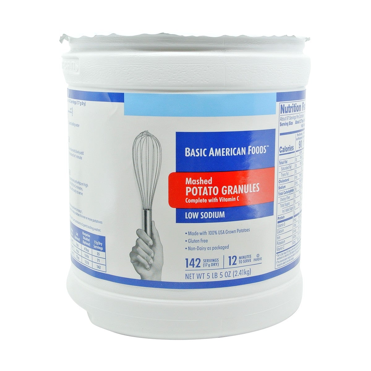 5.5# Can of Durable and Efficient Gluten - Free Mashed Potatoes