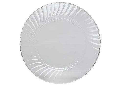 WNA CW9180CL Classicware 9-Inch Clear Heavy-Duty Disposable Plates