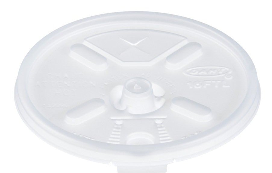 Dart 16FTLS Translucent Lid with Lift & Lock Feature and Straw Slot