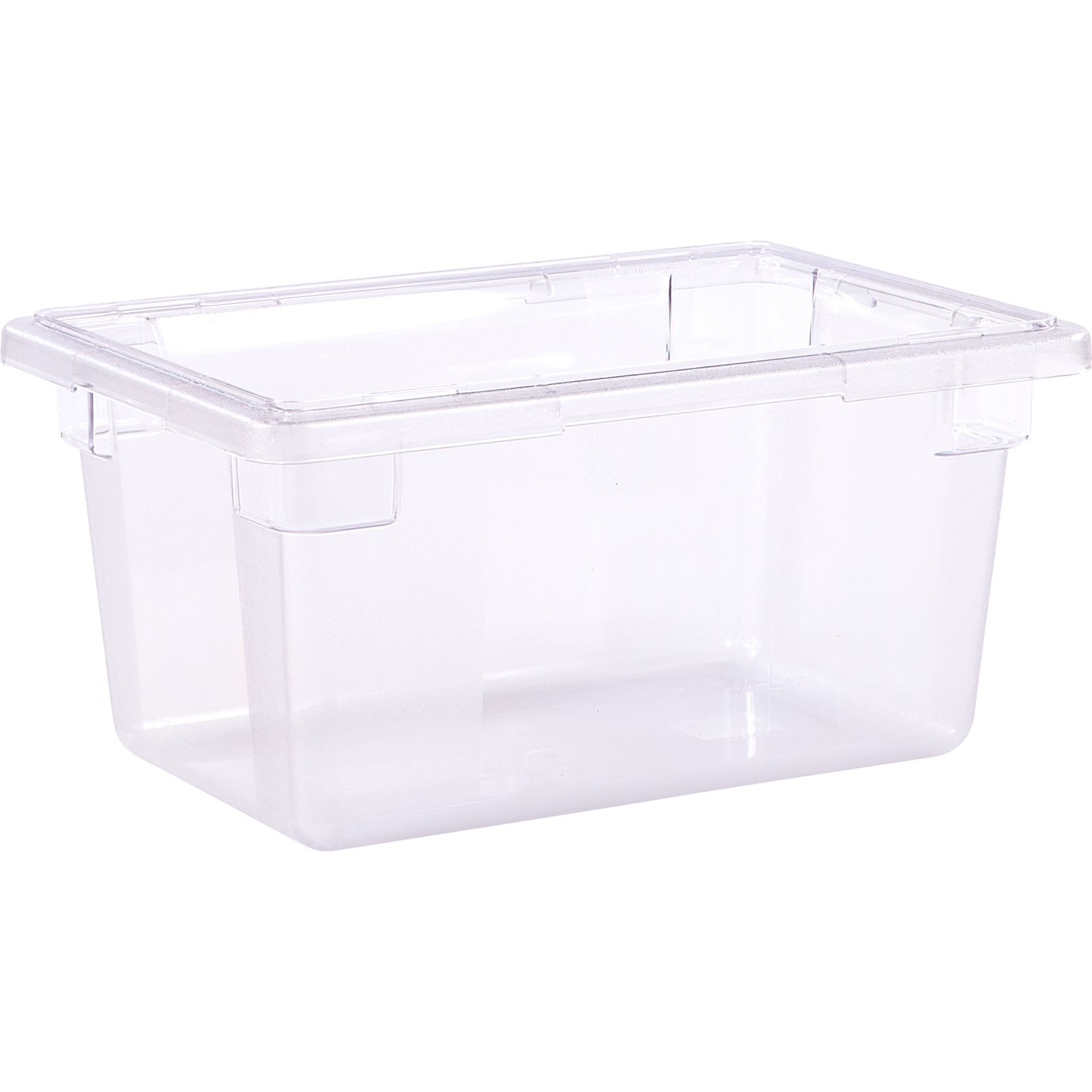 Carlisle Clear Polycarbonate Food Storage Box - Dimensions 12 x 18 x 9 inches for Commercial and Home Use