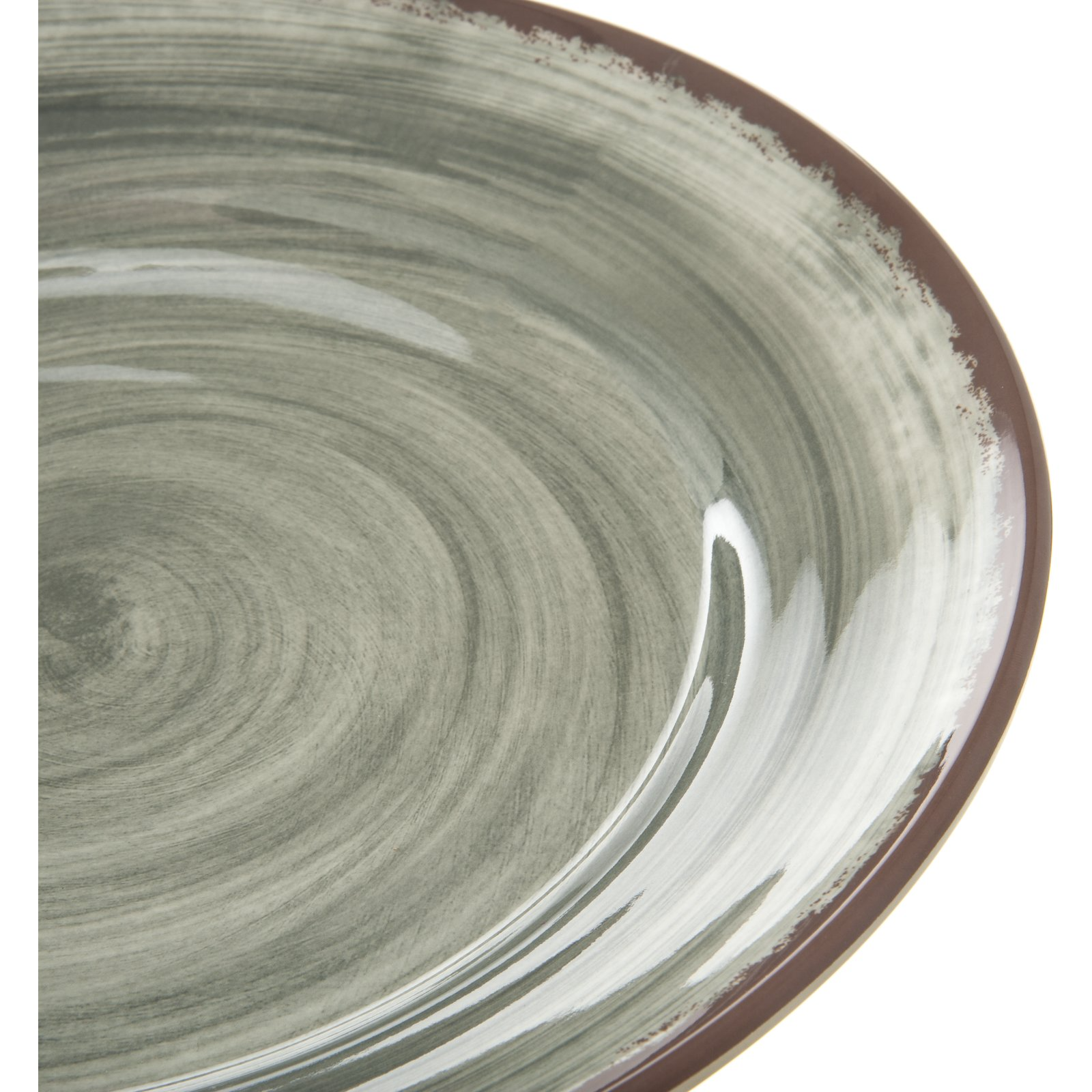 Carlisle Mingle 5400618 Smoke-Colored Melamine Round Charger Plate with 12.5-Inch Diameter for Foodservice