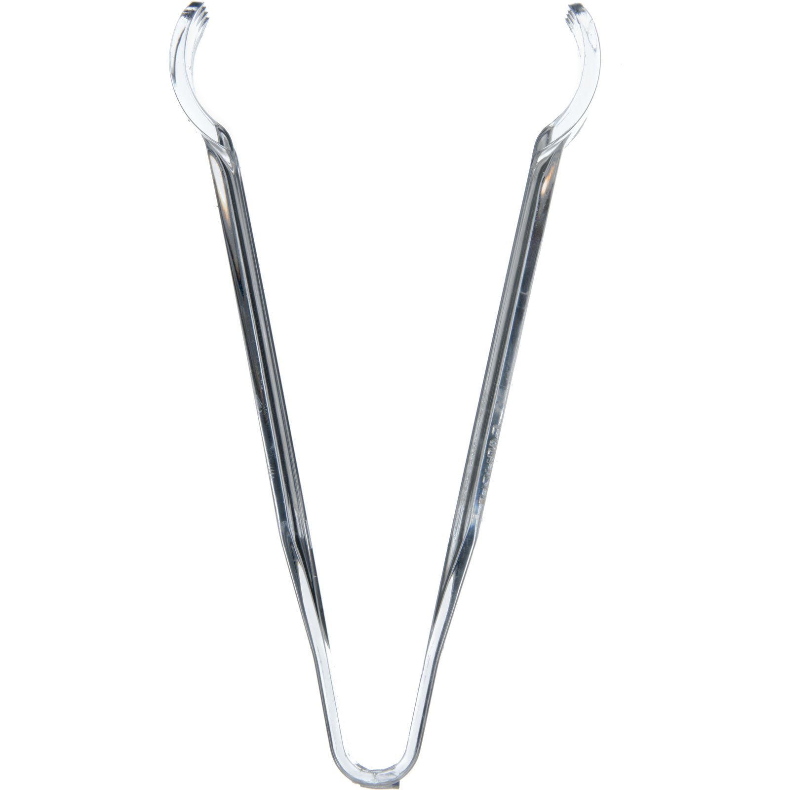 Carlisle 420607 Six-Inch Transparent Polycarbonate Pom Serving Tongs for Professional and Commercial Foodservice