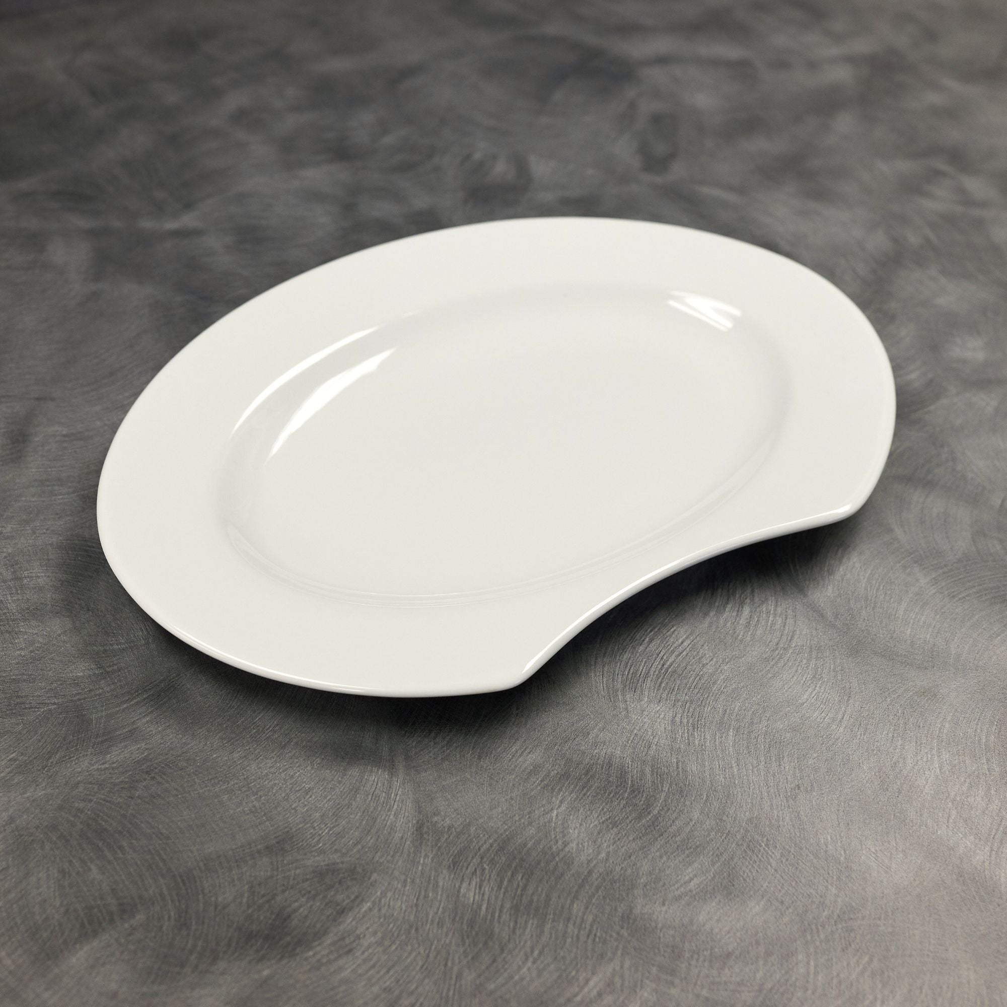11.375-Inch White Crunchy Style Oval Porcelain Platter - Cardinal R0563