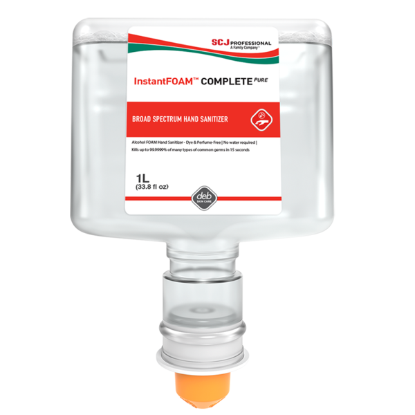 Deb IFC1TF 1000 mL Touch-Free Foam Hand Sanitizer Refill for Commercial Use