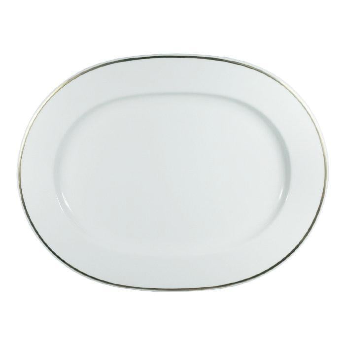 11.25-Inch Cardinal R1063GD Infinity Gold Oval Bone China Platter