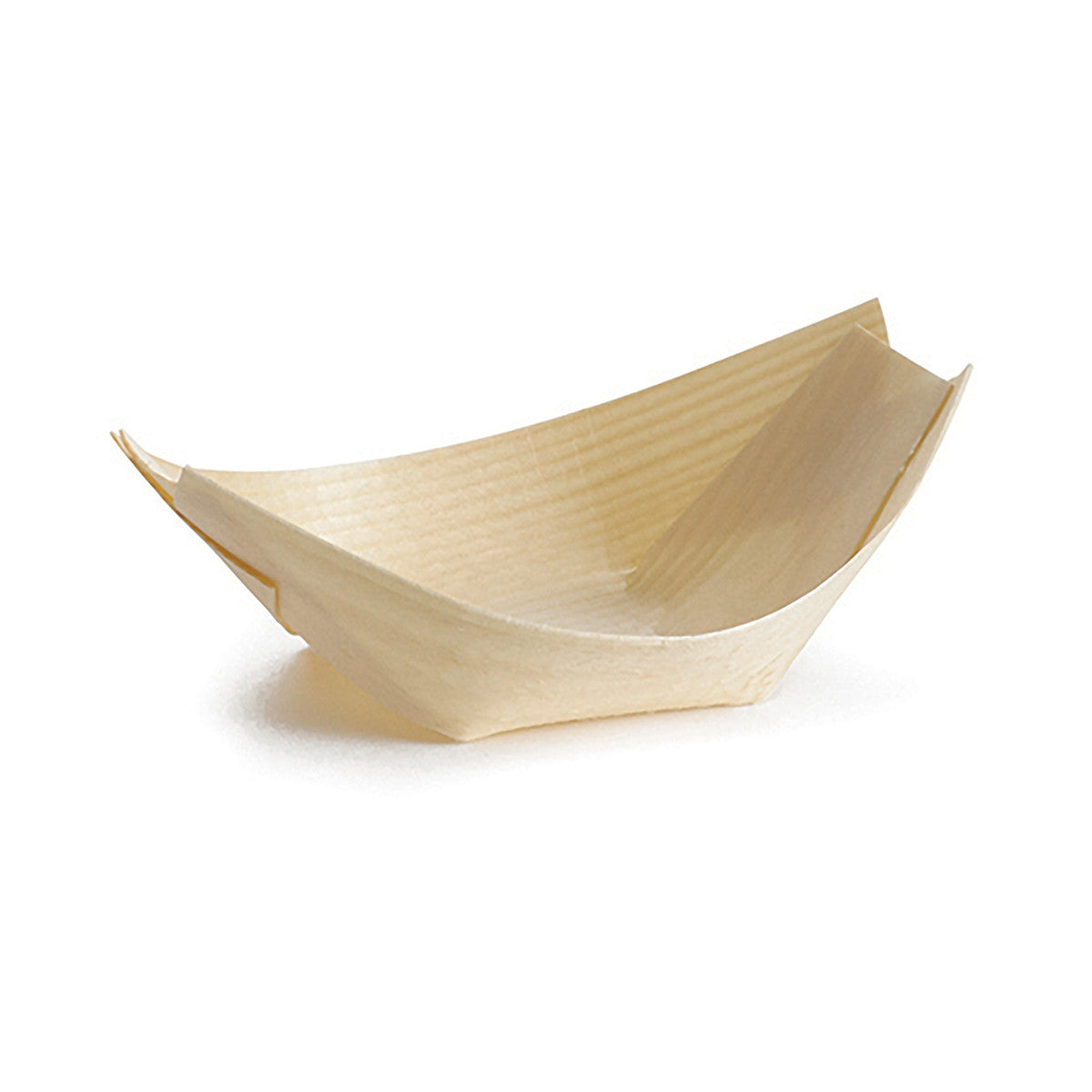 Tablecraft BAMDB65 Disposable Pinewood Bowls - Ideal 6.5 X 3.5 Size for Foodservice