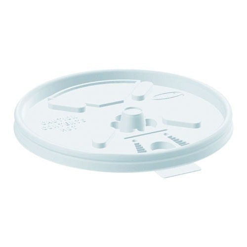 Dart 8-Foot Long White Lift and Lock Lid for Foodservice Containers