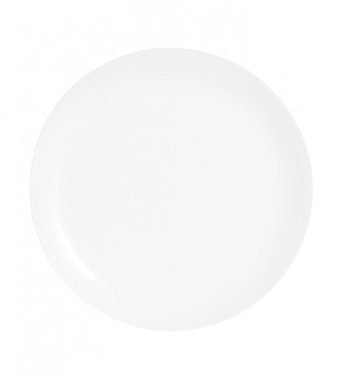 Cardinal Evolutions N9360 White Rimless Dinner Plate with a Diameter of 10-5/8 Inches