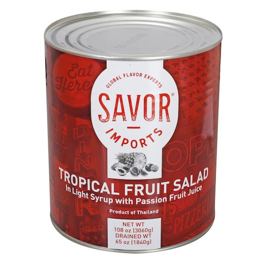 Delicious Tropical Fruit Salad Packaged in a #10 Can for Foodservice
