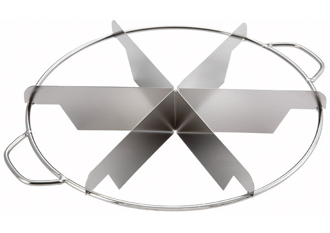 Winco SCU-6 10-Inch Stainless Steel 6-Cut Pie Cutter for Professional Use