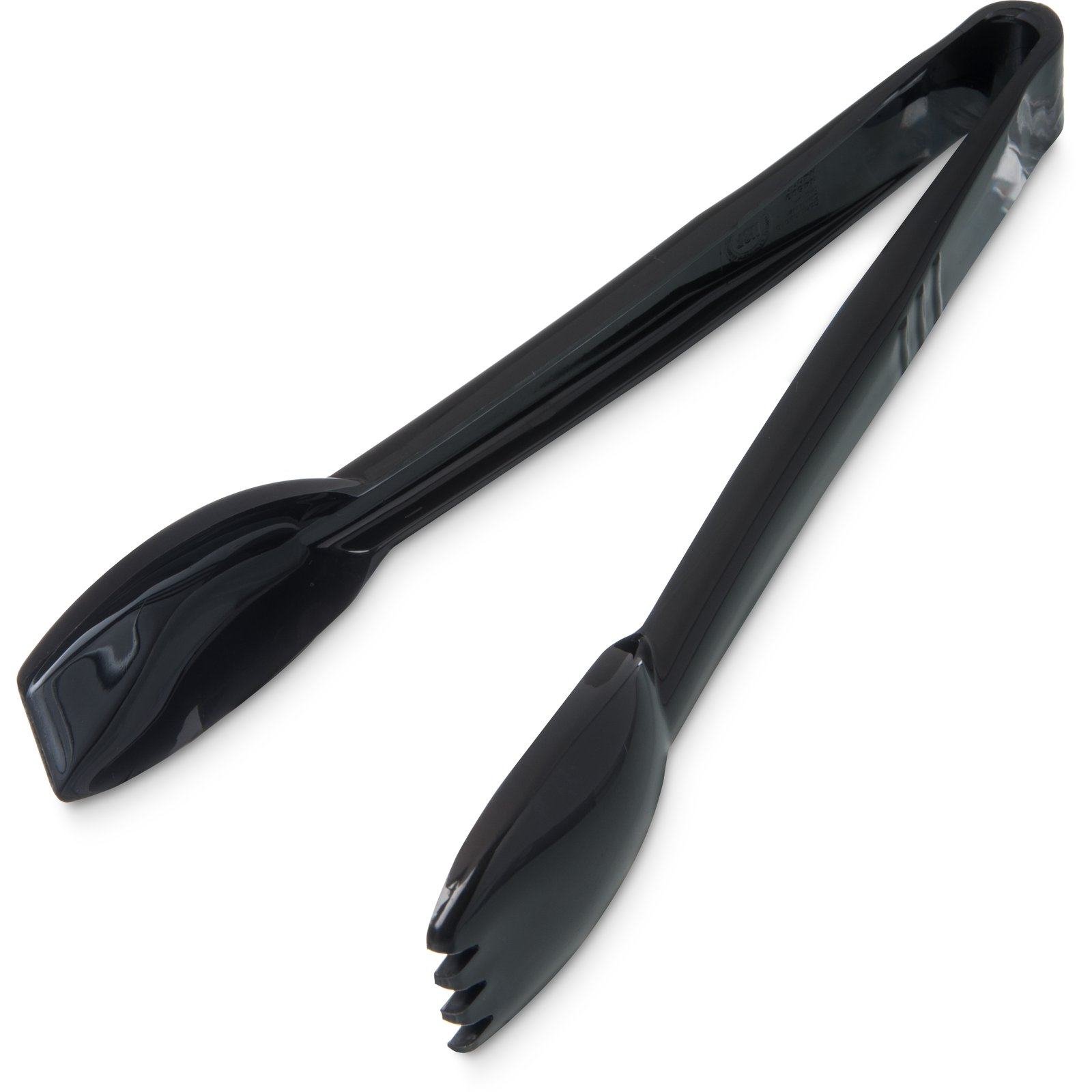 Carlisle 460903 Nine-Inch Black Plastic Salad Serving Tongs