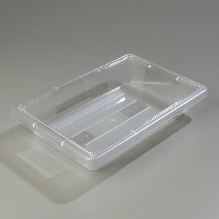 Carlisle Clear Polycarbonate Food Storage Box with Dimensions of 12 Inches by 18 Inches by 3.5 Inches, Model 1061007