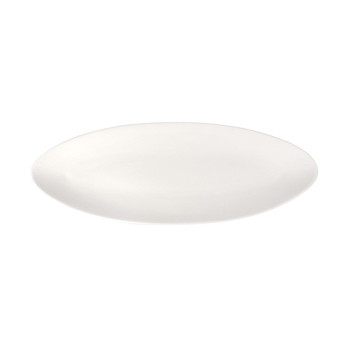 Tablecraft Glacier Collection 24 Inches X 8.5 Inches Bright White Oval Porcelain Platter