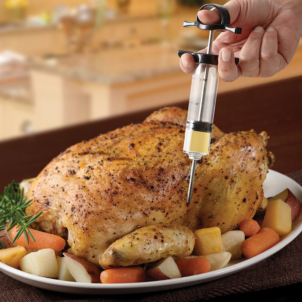 Chef Master 40100CM Large-Capacity Stainless Steel Seasoning Injector Needle