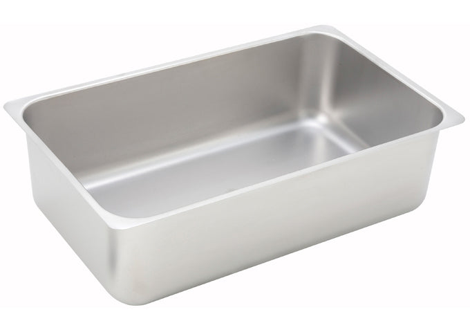 Winco C-WPP Full-Size High-Quality Stainless Steel Spillage and Water Collection Pan for Foodservice