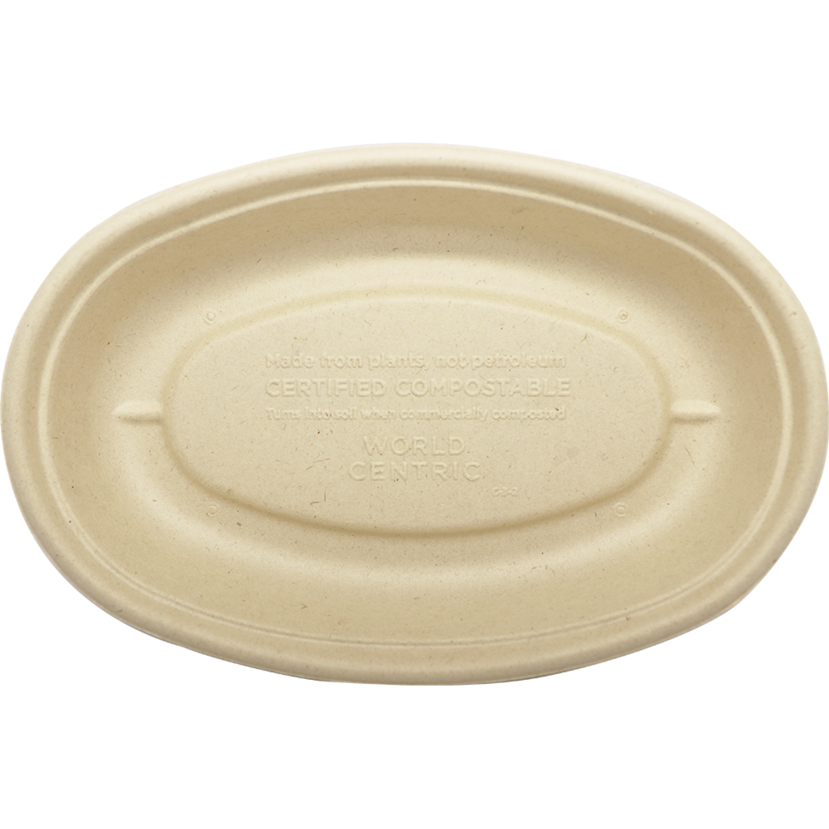 World Centric Large 32 oz Eco - friendly Disposable Burrito Bowl for Commercial Use