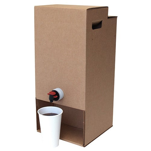 Sabert 7153 Three - Gallon Kraft Beverage Storage Container for Foodservice