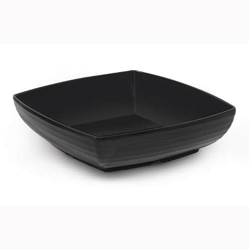 G.E.T. Milano Brand Black Melamine 10-Inch by 10-Inch Bowl with 3-Quart Capacity - ML-68-BK