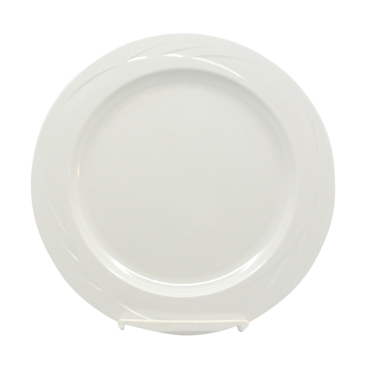 Prolon 9401-BN 9-Inch Bone-Colored Embossed Wide Rim Melamine Salad Plate