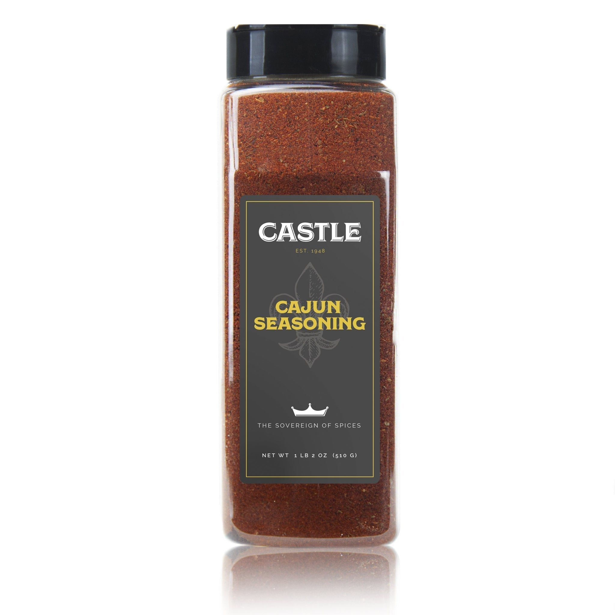 18 Ounce Castle Cajun Seasoning for High - performance Foodservice
