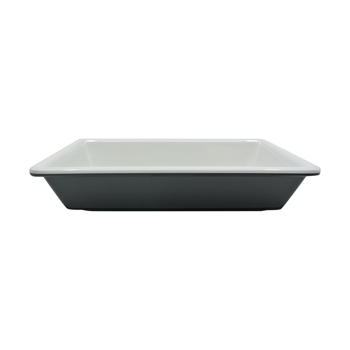 EGS M610RC2T-BW 9.75 Inches by 5.75 Inches Black and White Rectangular Melamine Foodservice Bowl
