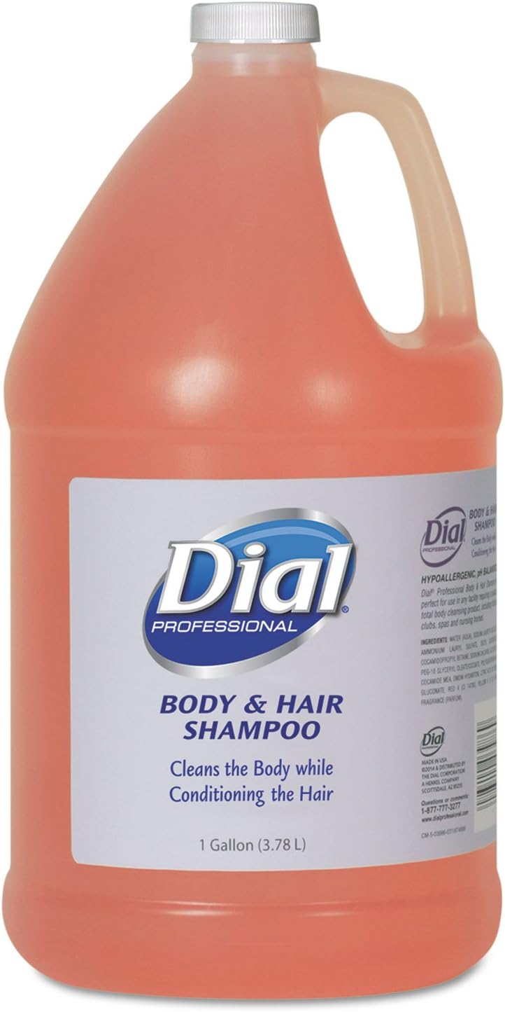 Dial 03986 One Gallon Liquid Hair and Body Wash for Foodservice and Various Facilities