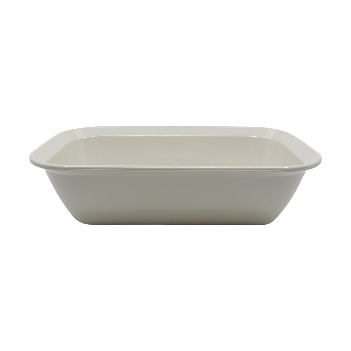80 oz Prolon 9605E-BN Bone High-Temperature Rectangular Melamine Bowl