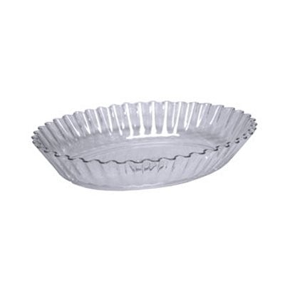 Maryland Plastics 9-Inch Oval Extra Hard Fluted Reusable Serving Dish