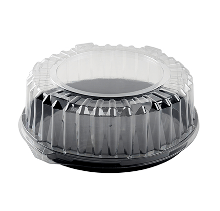 Fineline High - Quality Plastic Dome Lid DD12.L Designed for 12 - Inch Catering Tray