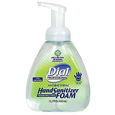 Dial Professional 17000 - 06040 Foaming Hand Sanitizer, 15.2 Ounce Bottles (Case of 4)