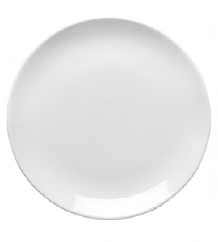 Commercial - Grade Cardinal FJ772 10.25 - Inch Round Capitale White Porcelain Dinner Plate