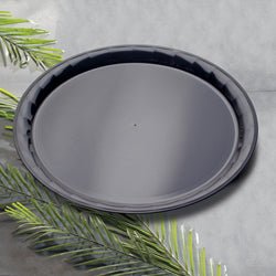 EMI-Yoshi EMI-760B 16-Inch Round Black Food Conservation Tray for Foodservice