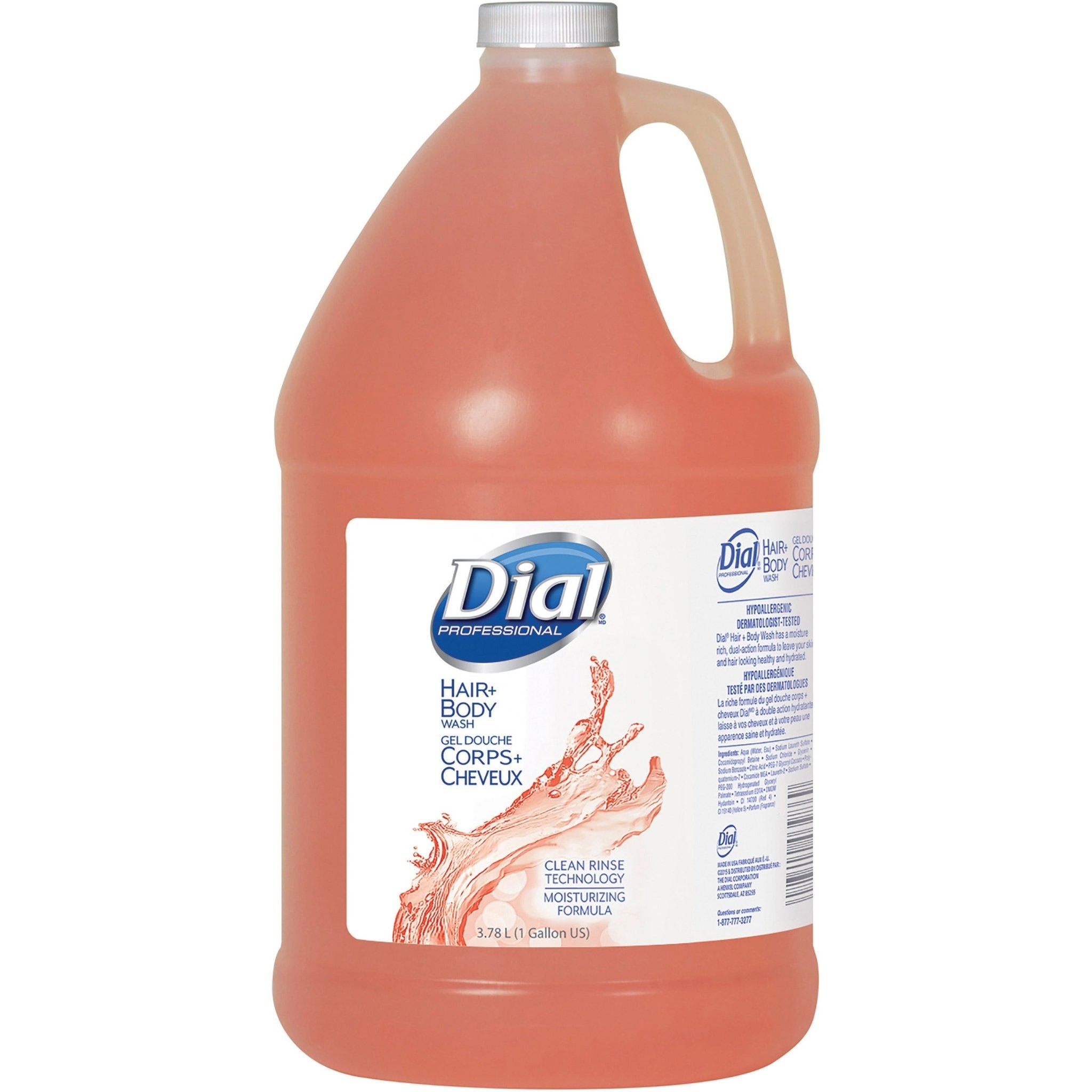 Dial 03986 One Gallon Liquid Hair and Body Wash for Foodservice and Various Facilities