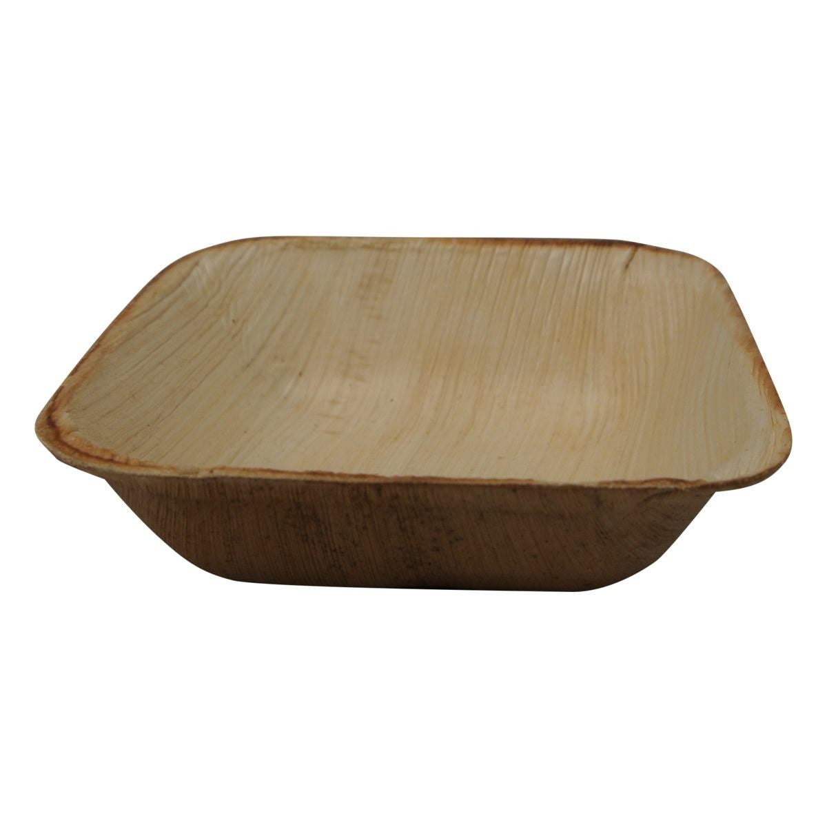 Eco-Friendly Leafware LW4B 4.5-Inch Square Palm Leaf Bowls for Foodservice