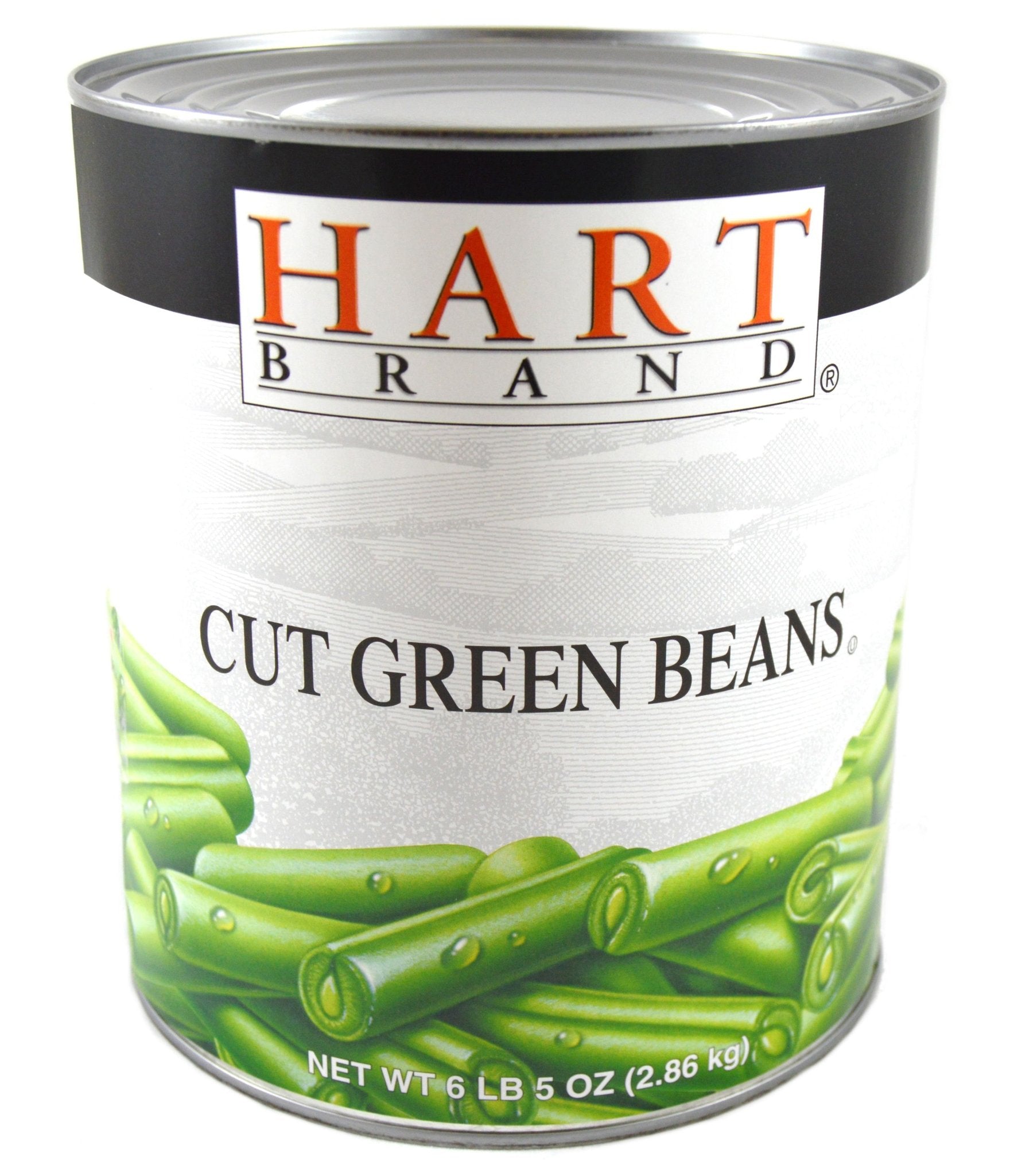 96-Ounce Cut Green Beans in #10 Can for Commercial Use