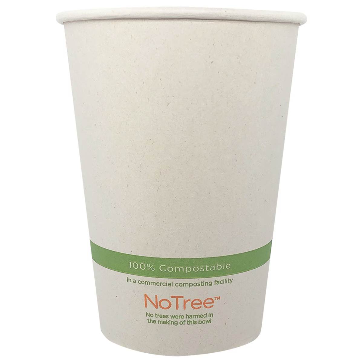 World Centric BO - SU - 32 NoTree 32 - ounce Compostable Food Service Bowl for Sustainable Use