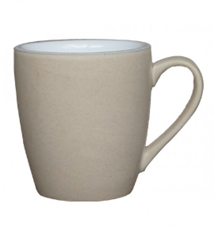 12 oz Chef & Sommelier FL651 Geode White Stoneware Mug for Professional Use