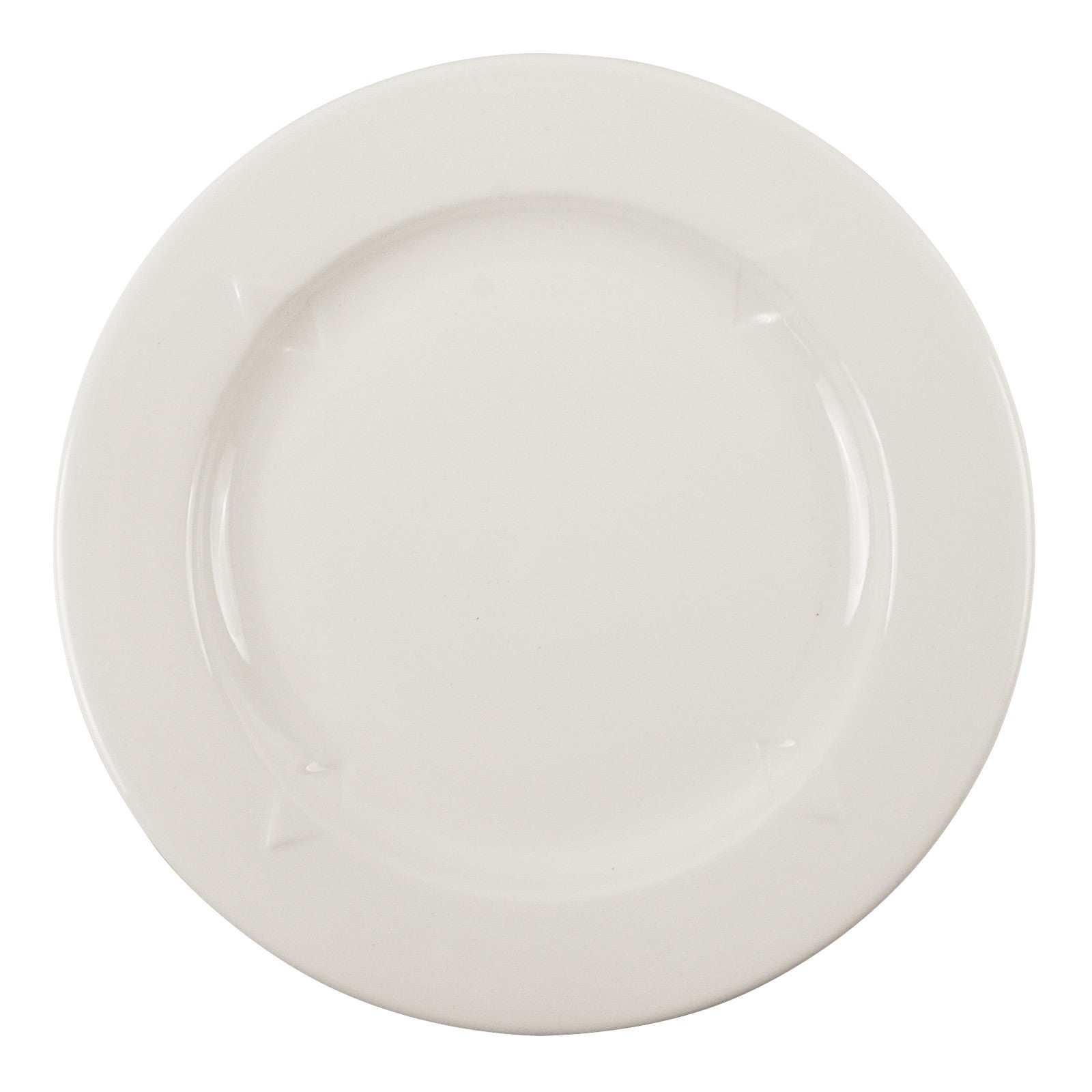 Syracuse 950050267 9-Inch White Round Anthem MR Plate for Foodservice