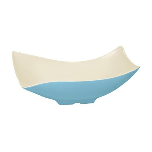 G.E.T. ML-220-SE Keywest 4 Quart Seabreeze Flare Rectangular Serving Bowl for Foodservice