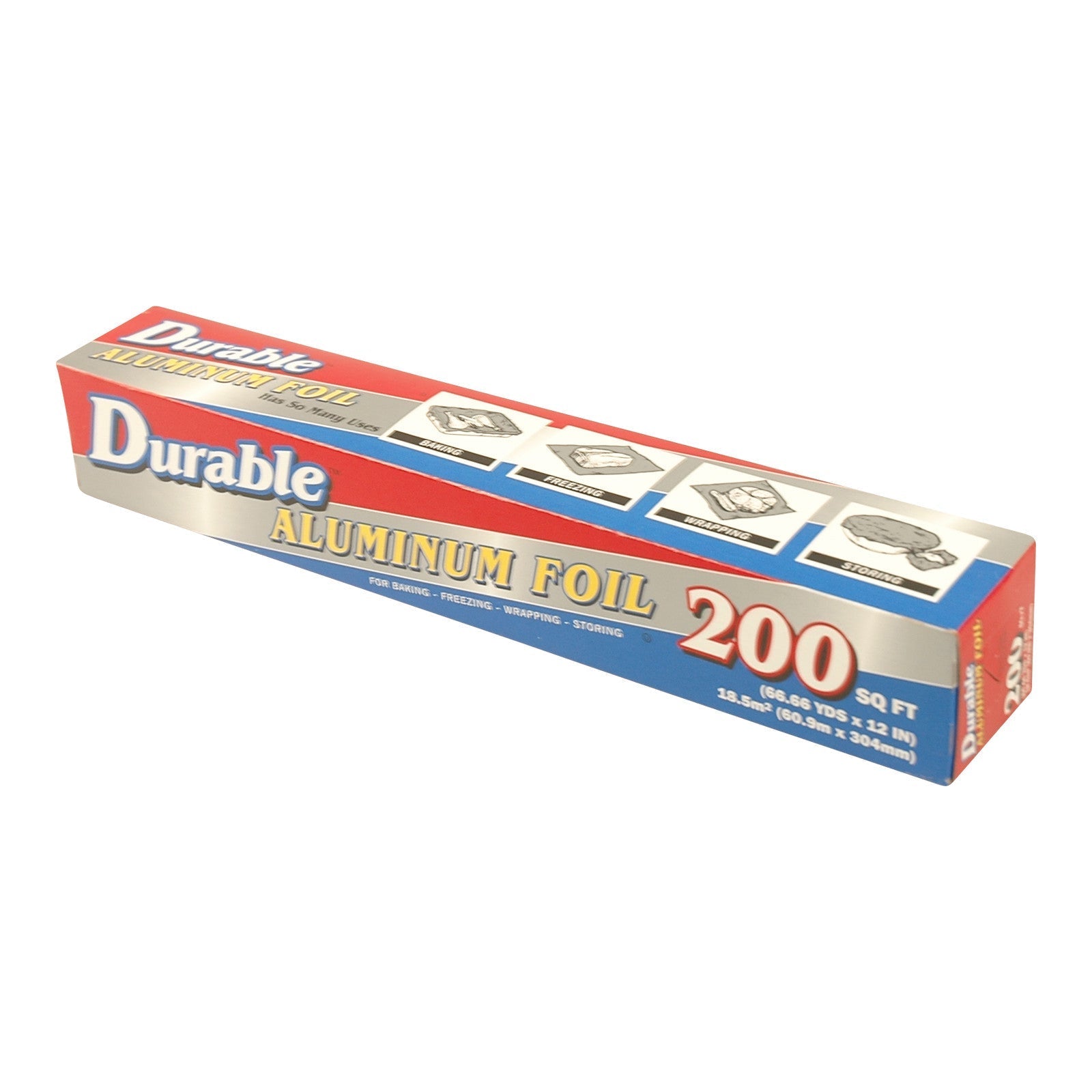 Long - lasting Commercial - grade 12 - inch by 200 - foot Standard Duty Aluminum Foil Roll for Packaging
