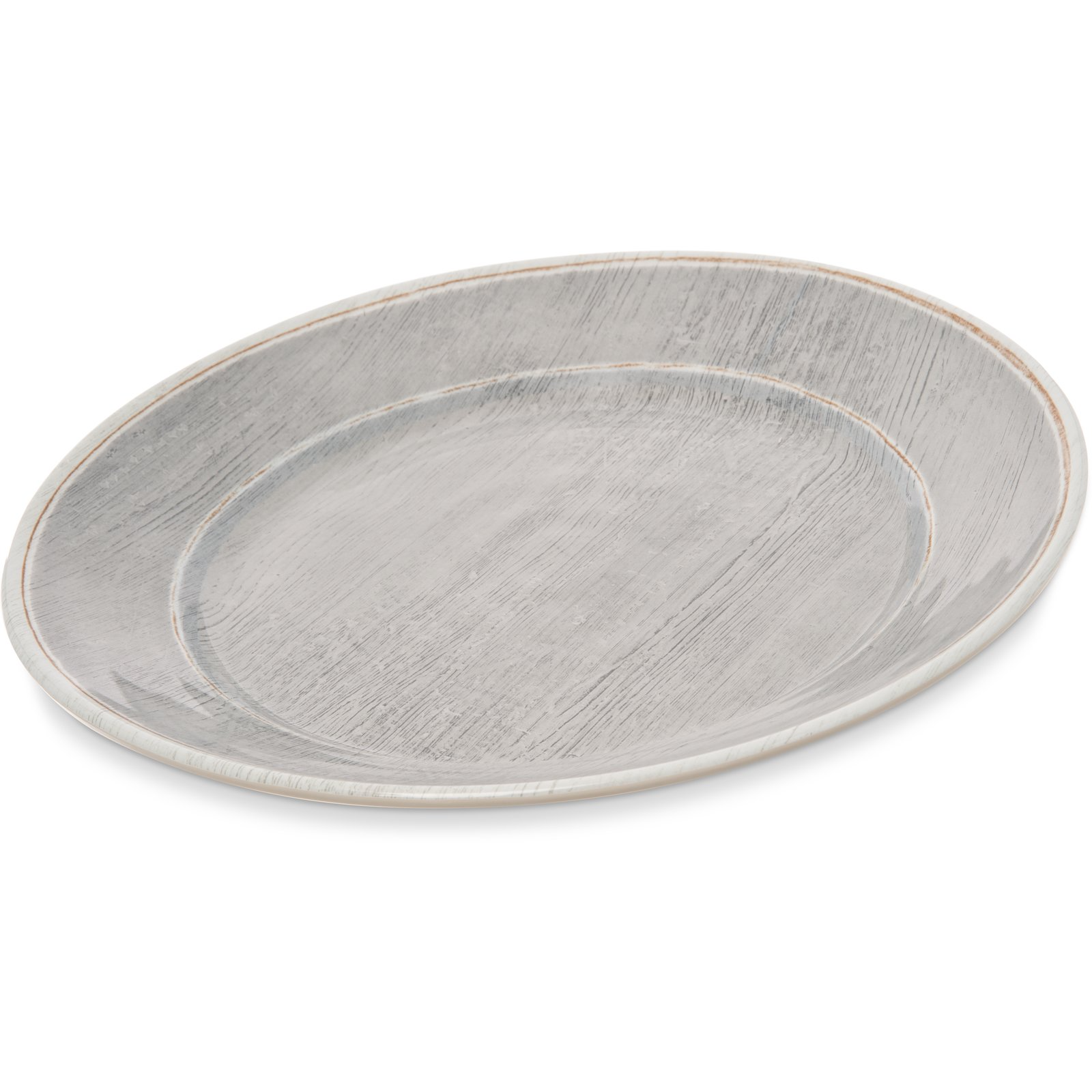 12.5-Inch Carlisle Grove 6400418 Smoke Melamine Durable Round Charger