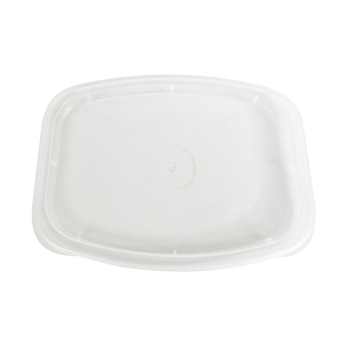 High - Performance Clear Recessed Lid for 8 - 32 oz Rectangle Food Container