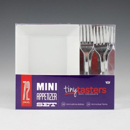 Maryland Plastics Eco - friendly High - performance TT10729 Tiny Tasters Appetizer Set