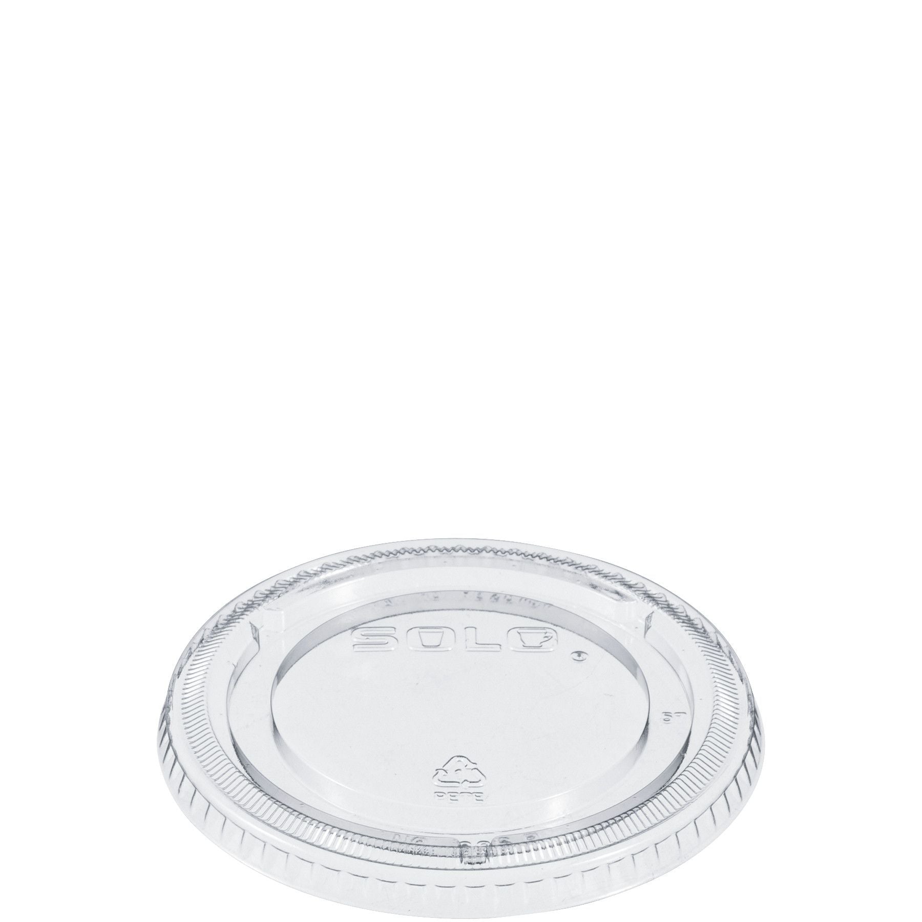 Dart 626TP Durable PET Non - Vented Lid for PET, PP, and PS Cups