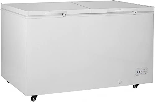 Adcraft 15.9 Cubic Feet White Chest Freezer Model BDCF - 16/2 for Home and Commercial Use