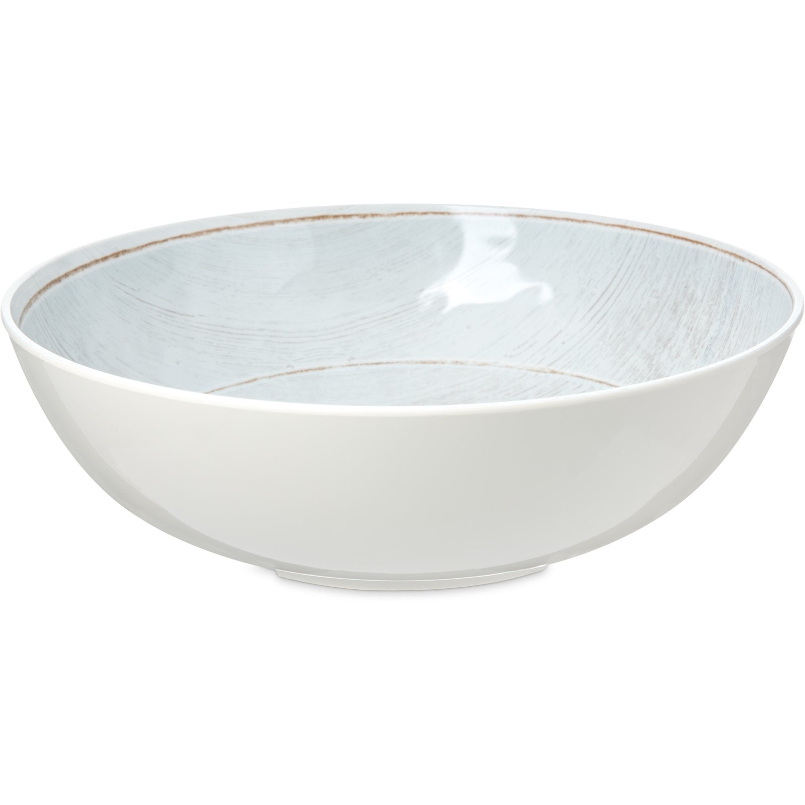 12-Inch Carlisle Grove 6401706 Buff Melamine 5.2 Quart Serving Bowl